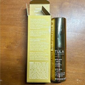 Tula Gold Glow + Get It cooling and brightening eye balm